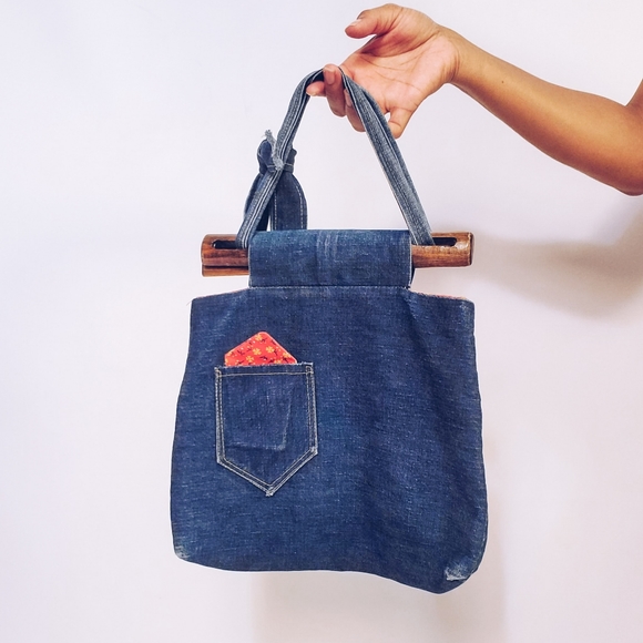 Vintage Handbags - Denim Handbag